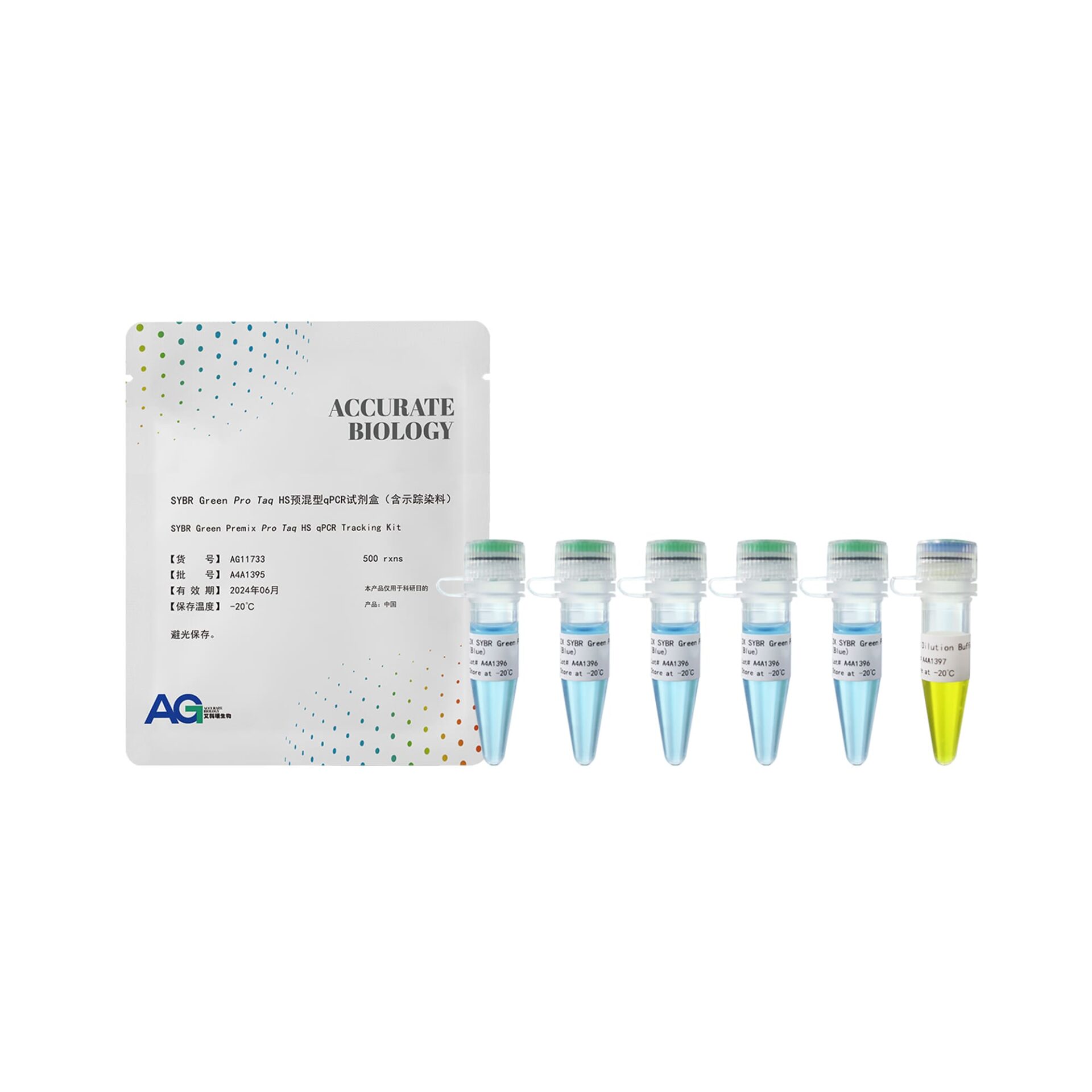 SYBR Green <i>Pro Taq</i> HS 预混型 qPCR 试剂盒(含示踪染料)